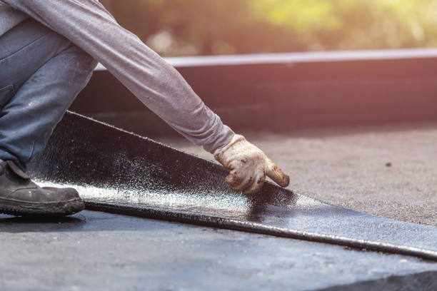 Professional Emergency Waterproofing technician working in Arcadia, IN